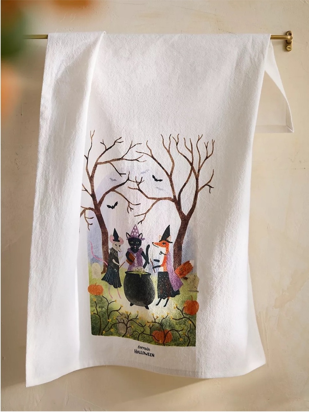 Anthropologie Terrain
Witchy Critters Cotton Dish
Towel